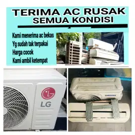 Terima ac bekas rusak