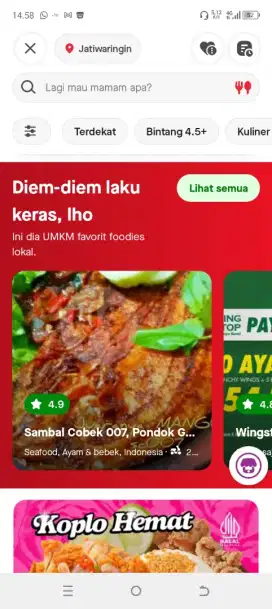 Di butuhkan Helper