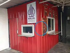 Kios Toko Kontainer Box Lt.1 murah Pinggir jl Raya