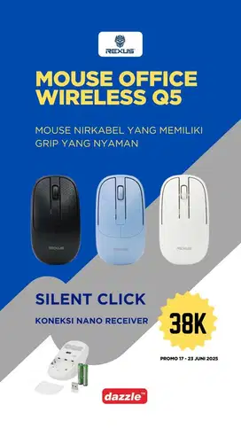 Mouse wireless rexus Q5