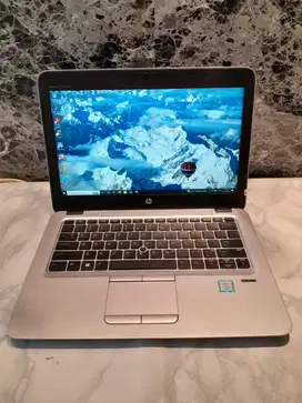 Hp elitebook 820, Core i7 gen6, ram 8GB, ssd 256GB, layar 12,5inch Fhd