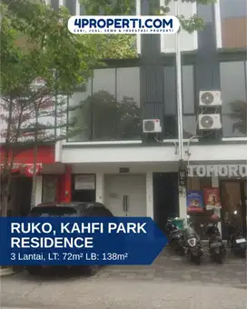 DISEWAKAN Ruko 3 Lantai Siap Pakai DI JAGAKARSA JAKARTA SELATAN!