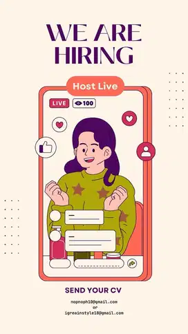 host live fashion wanita (PERJAM SAJA)