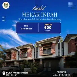 Stylish minimalis dan elegan,rumah 2 lantai untuk dijual