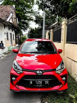 AGYA TRD MANUAL MERAH 2021 ODO 20 rb record pajak panjang
