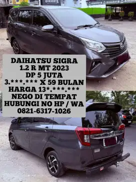 DAIHATSU SIGRA 1.2 R MT 2023 DP 5 JUTA
