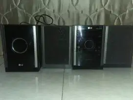 speker dan tape compo mini portable merk LG