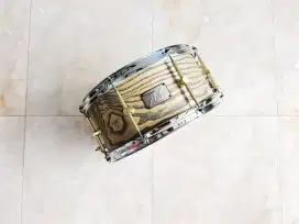 Canopus Ash Snare Drum 14x6,5 Japan Ocean Storm