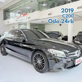 Mercedes Benz C200 EQ Boost 2019 Facelift Black Mercy C 200 AVG Hitam