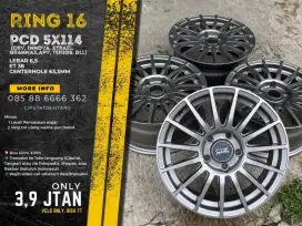 Velg Ganteng pcd 5x114 CRV Xtrail dll
