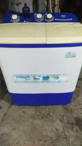 Mesin cuci Aqua kapasitas 8,7kg Normal semua tinggal langsung pakai