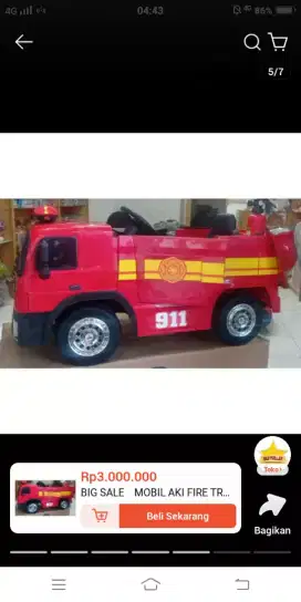 Mobil aki pemadam kebakaran