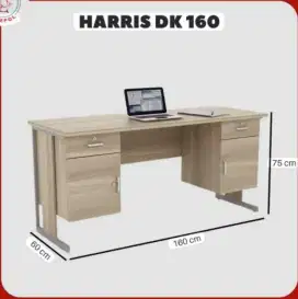Meja Kantor / Kerja Direktur Pro Design 160cm