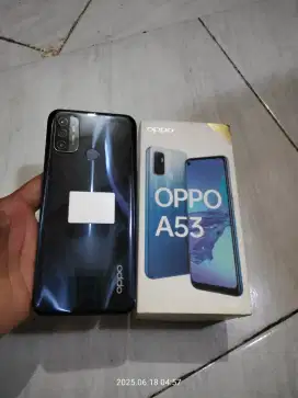 Oppo A53 ram 4/64gb lengkap normal dan segel