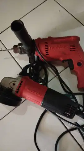 Bor tangan dan gerinda tangan maktec (makita)