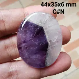 Batu natural kecubung amethys antik
