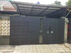 Pagar gerbang minimalis kekinian susun bata