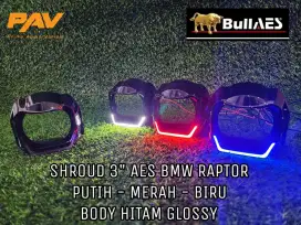 Shroud AES 3 BMW F35 Raptor, Body Hitam Glossy, Tersedia Led Putih