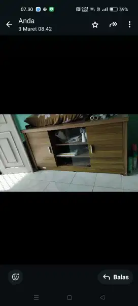 Lemari buffet minimalis