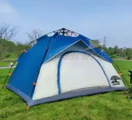 tenda  4P 200x200 x135 cm rangka otomatis