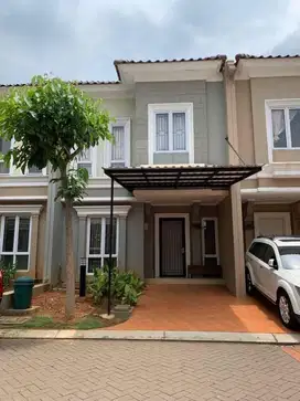 disewakan rumah full furnish di cluster elista village tangerang