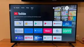 Dijual Smart TV LED AQUA 32 Inch AQT32K701A Android TV - Bekas