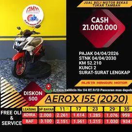 DP2JT/ PAJAK HIDUP/ AEROX 155 2020