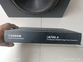 Subwoofer + Power 4 chanel