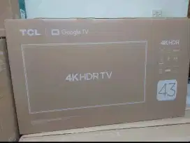 Tcl 43 inch 43V6C google tv terbaru layar 4K google asisstant