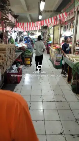 Dijual kios pasar bersih malabar