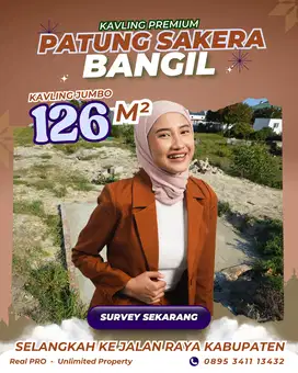 Dijual Tanah Murah Dekat Perumahan Favorit di Bangil