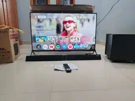 Google TV polytron 43 INC SOUNDBAR UHD 4K like new