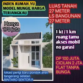 INDEN RUMAH MINI HARGA HANYA 170 juta
