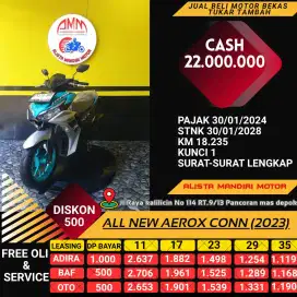 Cuma ada 1! AEROX CONN 2023 warna langka cicilan ringan TANPA RIBET