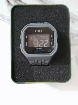 Jam tangan Eiger grey, original, full set