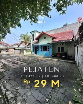 For Sale Hitung Tanah Hunian & Kost Dengan Parkir & Halaman yang Luas