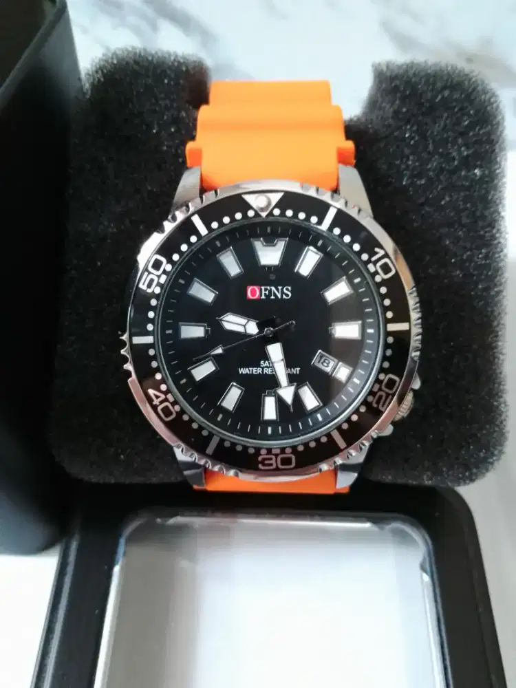 Jam tangan merk OFNS by SAMDA mulus FullSet originale