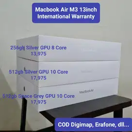 Macbook Air 13 M3 256GB & 512GB