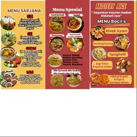 loker juru masak, kurir, percetakan, komputer desain spanduk