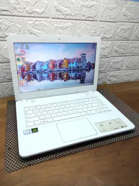 Asus X441UB intel Core i3 Gen-6 Ram 8gb Ssd+Hdd Spek Design Muluss