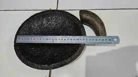 Ulekan Cobek Batu Asli 21,5 x 18,5 cm Bagus Awet Second jarang dipakai