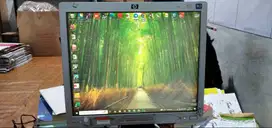 Monitor komputer pc LCD merk Hp 17inch BEKAS