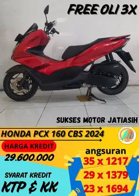 HONDA PCX 160 CBS 2024 BISA CASH DAN KREDIT