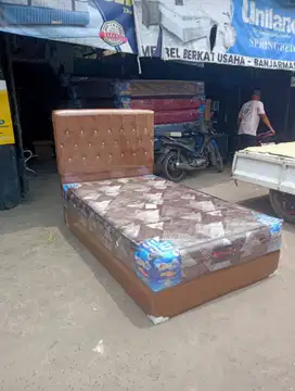 Kasur Springbed Dipan RanjangTersedia Berbagai Ukuran Bisa Req Warna