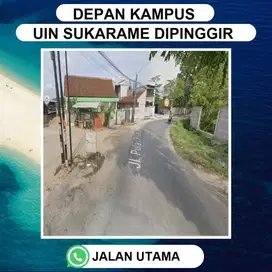 Tanah Sukarame Strategis di Depan UIN Raden Intan Dekat ITERA