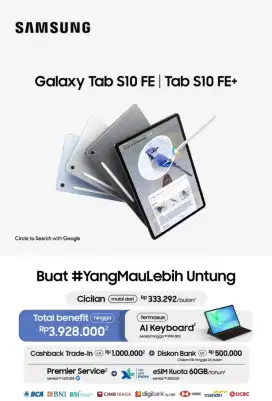 New Galaxy TAB S10FE series