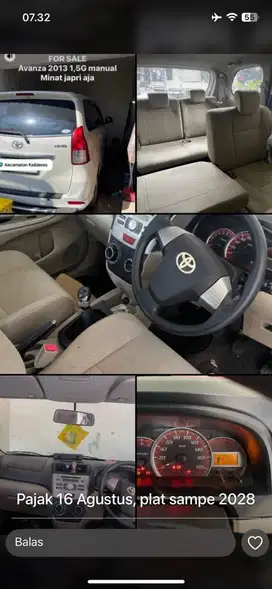 Toyota Avanza 2013 Bensin