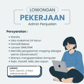 LOKER ADMIN & MONTIR