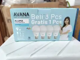 Lampu Allumia 9watt (Beli 3 Gratis 1)