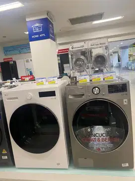 Promo mesin cuci LG Frontloading 15kg new seri F2515SNEW